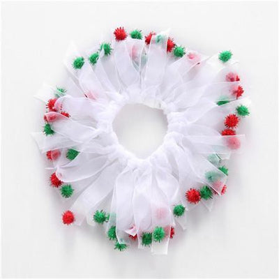 Christmas Pet cat dog Wreath Jingle Bell And Stars Decorative Dog Collars Kitty Puppy Xmas dress Up Cosplay Neck lace Mesh sale