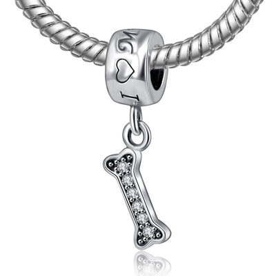 925 Sterling Silver “I Love My Dog” Charm