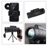 12X50 High Power Monocular Telescope With Smartphone Adapter and Tripod, Waterproof & Fogproof