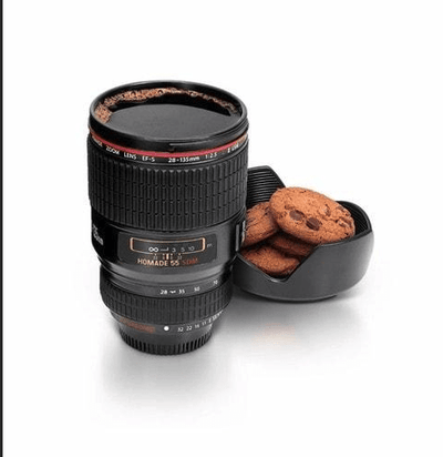 400ml Camera Lens Coffee Thermos