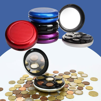 Aluminum Alloy Coin Dispenser, 12 colors