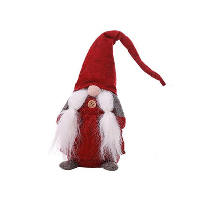 7 Inches Handmade Christmas Gnome Swedish Figurines Holiday Decoration Gifts Faceless doll toy Cute Funny High Quality L*5