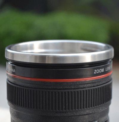 300ML Camera Lens Self Stirring Mug