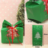 50pcs Red Green Merry Christmas Tree Snowflake Plastic Bag Candy Dessert Bags Wedding Christmas Party Kids Gift Bags Supplies