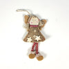 Christmas Decorations Wood Chips Christmas Smile Angel Doll Pendant Christmas Tree Ornaments Xmas Decorations for Home Kids Toys