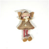 Christmas Decorations Wood Chips Christmas Smile Angel Doll Pendant Christmas Tree Ornaments Xmas Decorations for Home Kids Toys