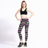 Autumn Winter  Women Christmas Elastic 3D Print Pants Leggings  Sport female skinny trousers