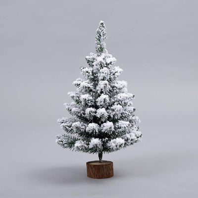 50cm LED Mini Christmas Tree Lighting String PVC Desktop Small Tree Table Ornaments Home Party Decoration Christmas Supplies