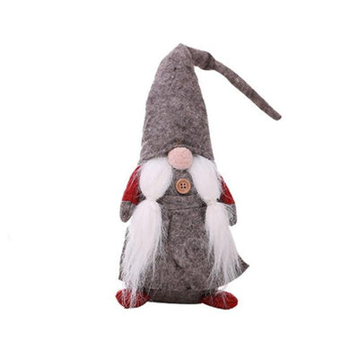 7 Inches Handmade Christmas Gnome Swedish Figurines Holiday Decoration Gifts Faceless doll toy Cute Funny High Quality L*5