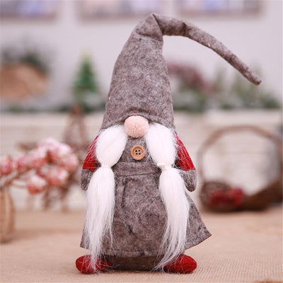 7 Inches Handmade Christmas Gnome Swedish Figurines Holiday Decoration Gifts Faceless doll toy Cute Funny High Quality L*5