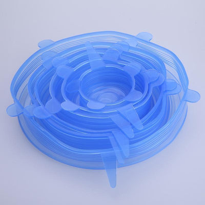 6 Piece Universal Silicone Lids