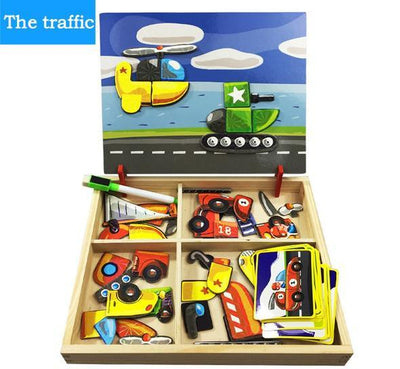 2 in 1 magnetic puzzle board - Buy 2 Free Shipping!!