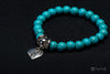 "Paw Prints On My Heart" Turquoise Bracelet