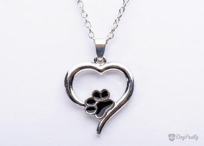 Always In My Heart Paw Necklace