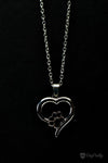 Always In My Heart Paw Necklace