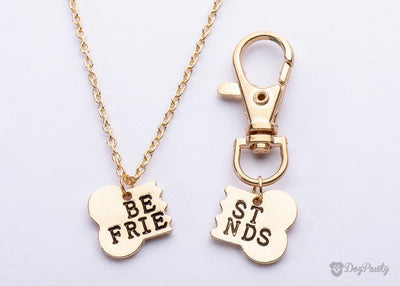 Best Friends Necklace & Collar Tag