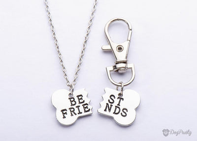 Best Friends Necklace & Collar Tag