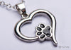 Always In My Heart Paw Necklace