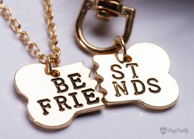 Best Friends Necklace & Collar Tag