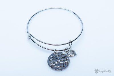 "No Longer By My Side But Forever In My Heart" Commemorative Bangle