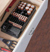 Battery Storage Organizer with Tester