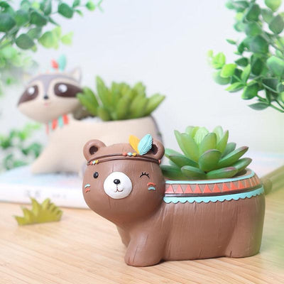 Boho Animals Planter