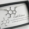 Caffeine Molecule Necklace