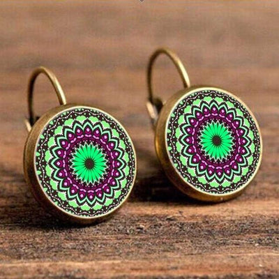 Bohemian Glass Earrings