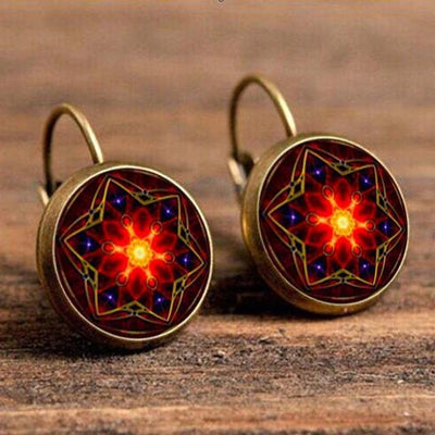 Bohemian Glass Earrings