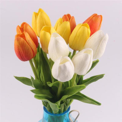 12 Real Touch Tulip Bouquet