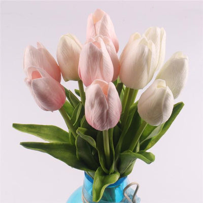 12 Real Touch Tulip Bouquet