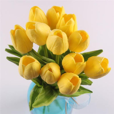 12 Real Touch Tulip Bouquet