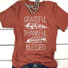 "Grateful, Thankful, Blessed" T-Shirt