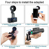 12X50 High Power Monocular Telescope With Smartphone Adapter and Tripod, Waterproof & Fogproof