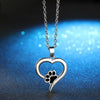 Always In My Heart Paw Necklace