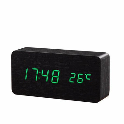 Bamboo Digital Clock