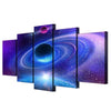 5 Piece Canvas Galaxy Wall Art