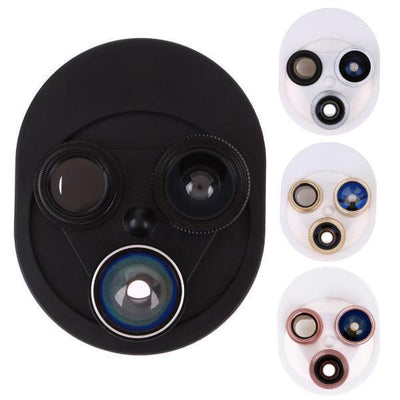 4-in-1 Clip-on Mobile Phone Camera Lens