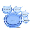 6 Piece Universal Silicone Lids