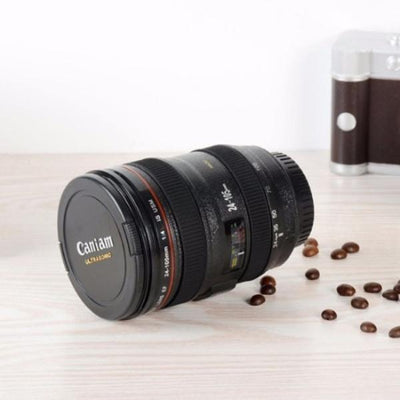 400ml Camera Lens Coffee Thermos