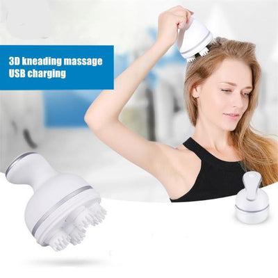 3D Kneading Head Massager