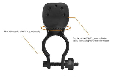 360° Rotating Flashlight Holder