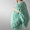 Chunky Knitted Blanket