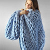 Chunky Knitted Blanket