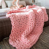 Chunky Knitted Blanket