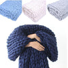 Chunky Knitted Blanket