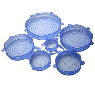 6 Piece Universal Silicone Lids