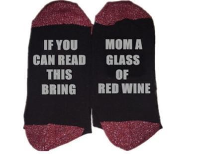 Bring Me Wine Socks