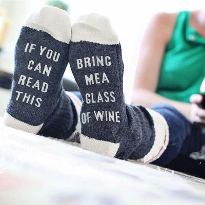 Bring Me Wine Socks