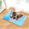 Corgi Angel Dog Door Mat